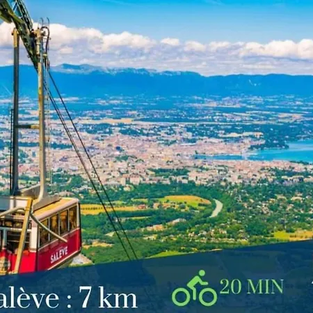 5 Personnes, 1min Gare D'annemasse, Geneve 5km *
