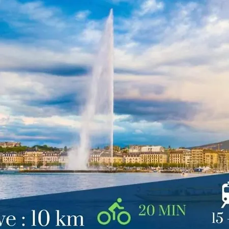 아파트 5 Personnes, 1min Gare D'annemasse, Geneve 5km 안마스